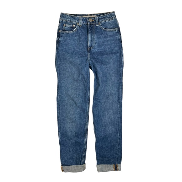 WJ271 Women’s ASOS Brand High Rise Denim Jeans Sz 24 - Picture 2 of 5